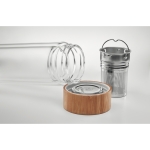 Flessen van borosilicaatglas met infuser 420 ml TeaBoo kleur doorzichtig vijfde weergave