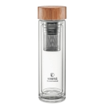 Flessen van borosilicaatglas met infuser 420 ml TeaBoo kleur doorzichtig tweede hoofdweergave