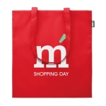 Gerecyclede RPET tote bags bedrukken Convert kleur rood hoofdweergave