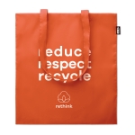 Gerecyclede RPET tote bags bedrukken Convert kleur oranje hoofdweergave