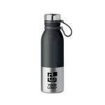 Tweekleurige thermosfles personaliseren 600ml DoubleTwist weergave met bedrukking