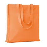 Katoenen tas met lange versterkte handvatten 140 g/m2 Eco Max Color kleur oranje