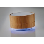 Custom Bluetooth Speaker met logo Bamboo kleur wit derde weergave