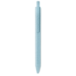 Ecologische pen met blauwe inkt bedrukken Ecologic Style kleur blauw