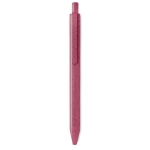 Ecologische pen met blauwe inkt bedrukken Ecologic Style kleur rood