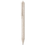 Ecologische pen met blauwe inkt bedrukken Ecologic Style kleur beige tweede weergave