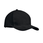 Hoge kwaliteit katoen baseball cap bedrukken Cottonstyle kleur zwart