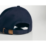 Hoge kwaliteit katoen baseball cap bedrukken Cottonstyle kleur blauw tweede weergave