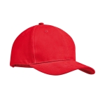 Hoge kwaliteit katoen baseball cap bedrukken Cottonstyle kleur rood