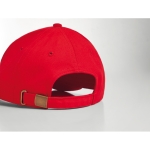 Hoge kwaliteit katoen baseball cap bedrukken Cottonstyle kleur rood tweede weergave