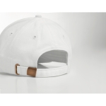 Hoge kwaliteit katoen baseball cap bedrukken Cottonstyle kleur wit tweede weergave