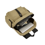 Rugzakken van katoenen canvas voor pc van 15,6 inch Knapsack kleur khaki vierde weergave