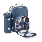 Complete picknickrugzak inclusief bestek Parkview Picknickset kleur blauw derde weergave