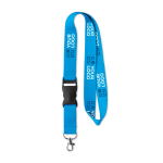 Voordelige polyester keycord met gesp Regular Plus weergave met bedrukking