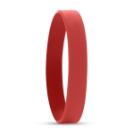 Duurzame 12mm siliconen polsbandjes bedrukken Regular kleur rood