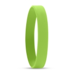 Duurzame siliconen armbandjes bedrukken met Low Relieve kleur limoen groen