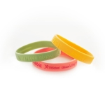 Siliconen armbandjes bedrukken met logo Pantone® Custom kleur meerkleurig