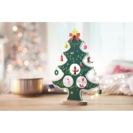 Kleine decoratieve kerstboom met 12 kerstversieringen Noel kleur groen tweede sfeervolle weergave