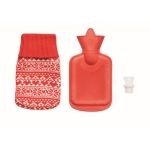 Warmwaterkruik met scandinavisch design Nordic kleur rood derde weergave