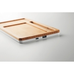 Bamboe desktopset met draadloze oplader Bamboo Tidy kleur wit zesde weergave