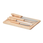 BBQ-set met snijplank in koffer Steakchef kleur zwart tweede weergave