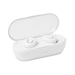 Set van 2 stereo in-ear oordopjes met bluetooth Opera kleur wit derde weergave