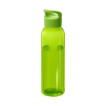 Opvallende Tritan drinkfles met logo 650ml Sunset Color kleur doorzichtig groen tweede weergave voorkant