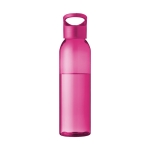 Opvallende Tritan drinkfles met logo 650ml Sunset Color kleur doorzichtig roze weergave tampondruk