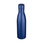 Hoogwaardige roestvrijstalen fles 500 ml Avenue Lane kleur blauw tweede weergave voorkant