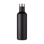 Elegante thermosfles bedrukken 750ml Avenue Road kleur zwart tweede weergave voorkant