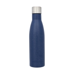 Gespikkelde thermosflessen bedrukken Avenue Lane Trend 500 ml kleur blauw tweede weergave voorkant