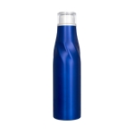 Thermosfles met origineel ontwerp bedrukken 650ml Avenue Twist kleur blauw tweede weergave voorkant