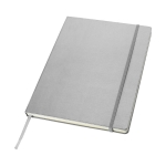 Hoogwaardig notitieboek bedrukken met logo A4 JournalBooks kleur zilver