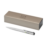 Parker per met exclusief ontwerp graveren Parker Vector Inox kleur zilver weergave tampondruk