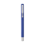 Elegante rollerpen van het merk Parker, zwarte inkt Parker Vector kleur blauw tweede weergave