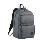 Rugzak voor 15,6'' laptops van 600D polyester Business Style kleur grijs tweede weergave voorkant