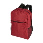 Designerrugzakken voor 15,6'' pc en 600D polyester Business Casual kleur rood tweede weergave voorkant