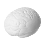 Antistressbal in de vorm van een brein Einstein kleur wit