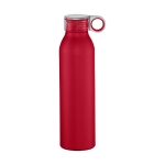 Promotionele antilekfles met matte afwerking Aluring 650ml kleur rood