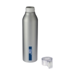 Promotionele antilekfles met matte afwerking Aluring 650ml kleur zilver weergave tampondruk