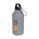 Matte aluminium drinkfles bedrukken 400ml Matt Cruiser kleur grijs weergave tampondruk