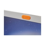 Webcam covers bedrukken voor privacy Spyshield kleur oranje tweede weergave voorkant