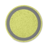 Draadloze oplader Natural Round kleur groen derde weergave