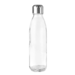 Gekleurde glazen fles met stalen dop 650ml UrbanStyle Crystal kleur doorzichtig