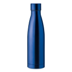 Gepersonaliseerde thermosfles van staal 500 ml Midlane kleur blauw