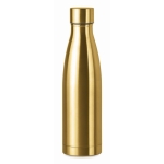 Gepersonaliseerde thermosfles van staal 500 ml Midlane kleur goud