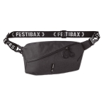 Anti-diefstal festival heuptasje Festibax® Basic kleur zwart