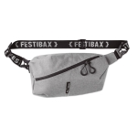 Anti-diefstal festival heuptasje Festibax® Basic kleur grijs