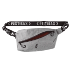 Anti-diefstal festival heuptasje Festibax® Basic kleur grijs derde weergave