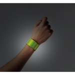 Reflecterende neon PVC-polsbandjes bedrukken VisiPro kleur geel derde weergave